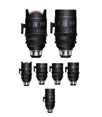 Sigma Cine 7’li PL Mount Lens Seti