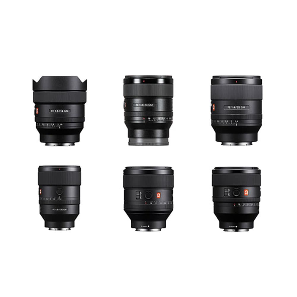 Sony G Master Prime Lens Seti 6'lı set