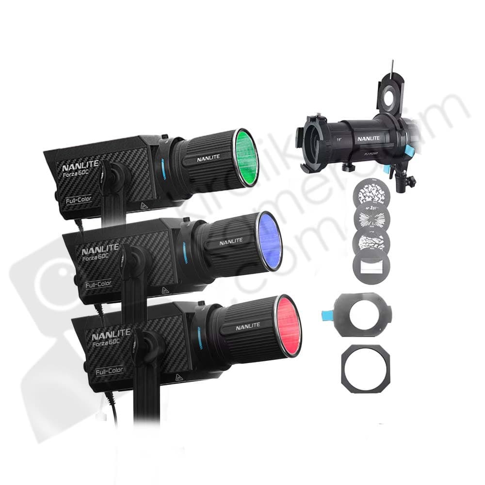 Nanlite Forza 60C RGB Video Light (3'lü)